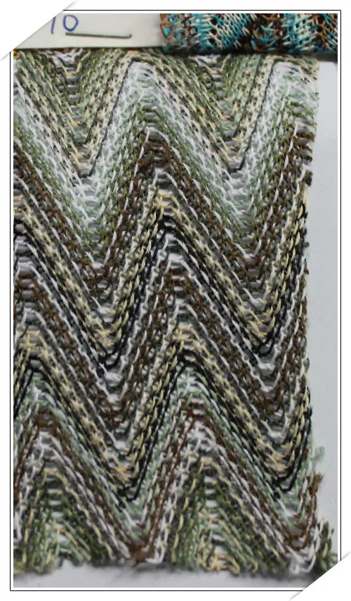 YACKALASI кружевные ткани для платья Zig Zag вязание кружева мягкие крючком волна полосатая скатерть плетеная сеть 150 см шириной#18 нет - Цвет: See Color Chart