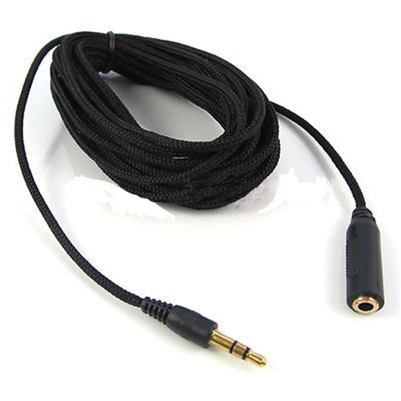 Baru Wanita untuk Pria F/M Headphone Stereo Audio Ekstensi Kabel AUX Earphone Headphone Komputer Ponsel MP3/MP4 3M/10ft 3.5 Mm