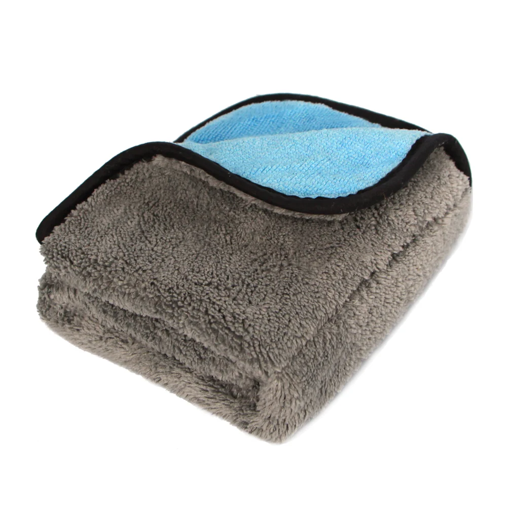 1pc Car Care Wax Polishing Detailing Towels Car Washing Drying Towel Super Thick Plush Microfiber Car Cleaning Cloth