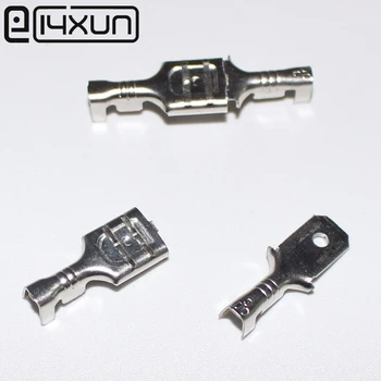 

20pairs 4.8mm Crimp Terminal 4.8 mm Male Female Spade Connector for 22-16AWG Wire