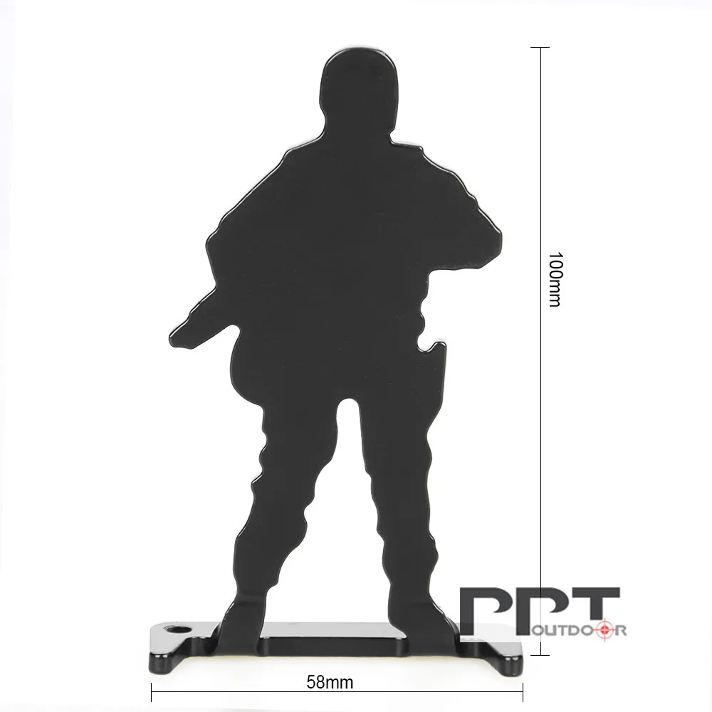 Металлический Airsoft стрельба цель постоянной армии Стиль(6 шт./упак.) Пейнтбольные аксессуары для занятий/страйкбол съемки PP36-0016