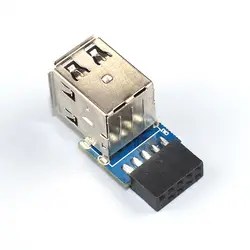 9 Pin к разъему USB 2,0 двухслойный конвертер Bluetooth запасная материнская плата использовать стабильный мини-адаптер Профессиональный