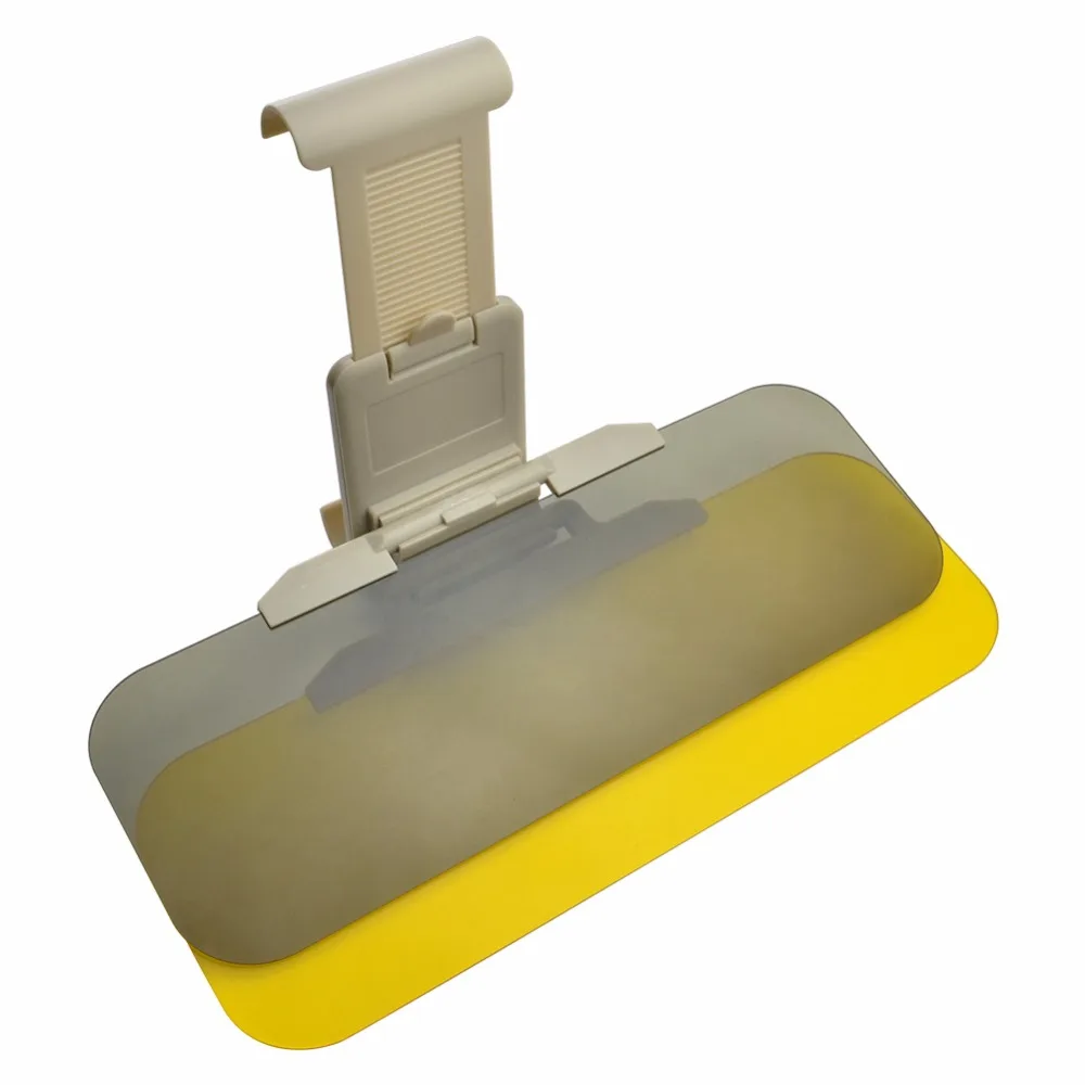 runmade Car Sun Visor Day and Night Shade Windshield Anti-Glare Blocker HD Driving Visor Glare Sun Shield Tinted Extension