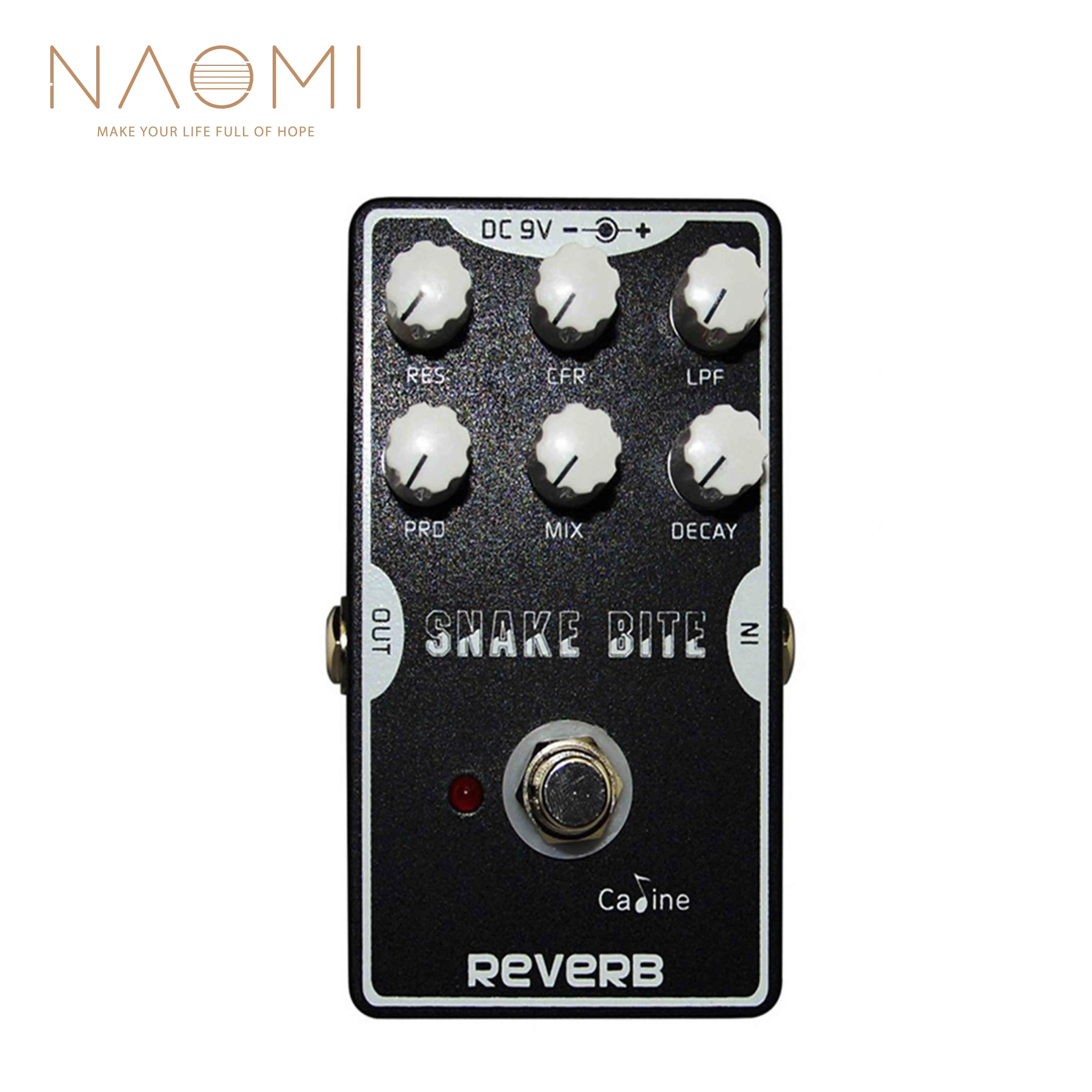 

NAOMI Caline Guitar Effect Pedal CP-26 Reverb Electric Guitar Effect Pedal Guitarra Stompbox W/ Delay Effect True Bypass New