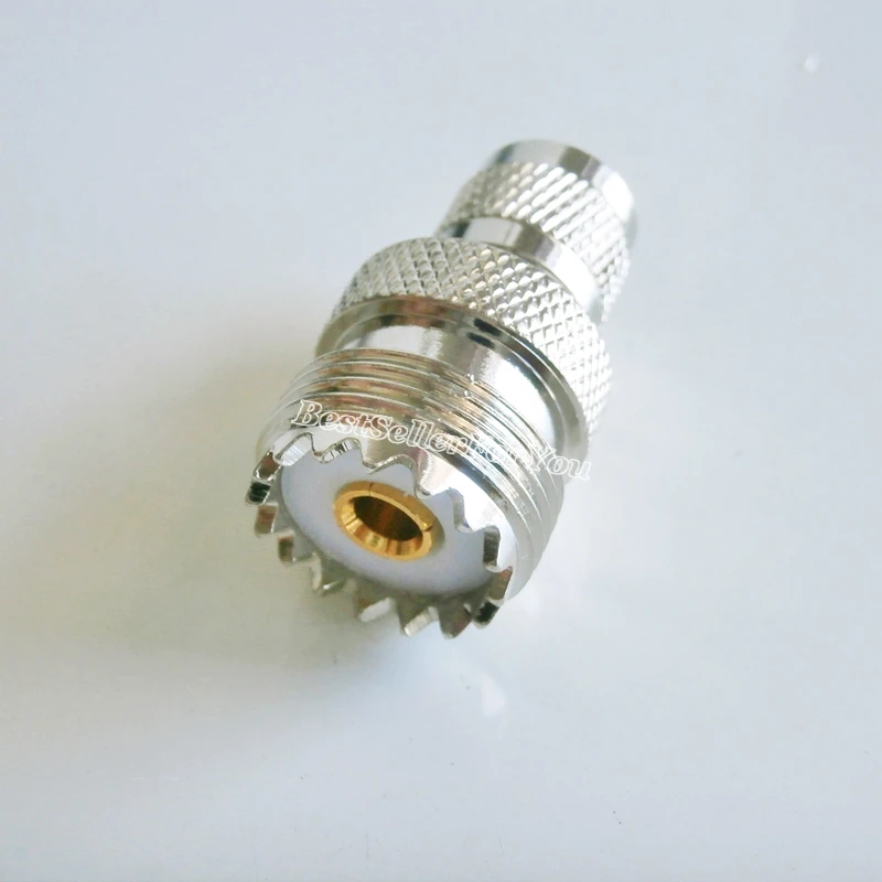 10 шт. адаптер SO239 UHF гнездо so 239 для Mini штекер MINIUHF разъем прямой F/M.|Соединители| |