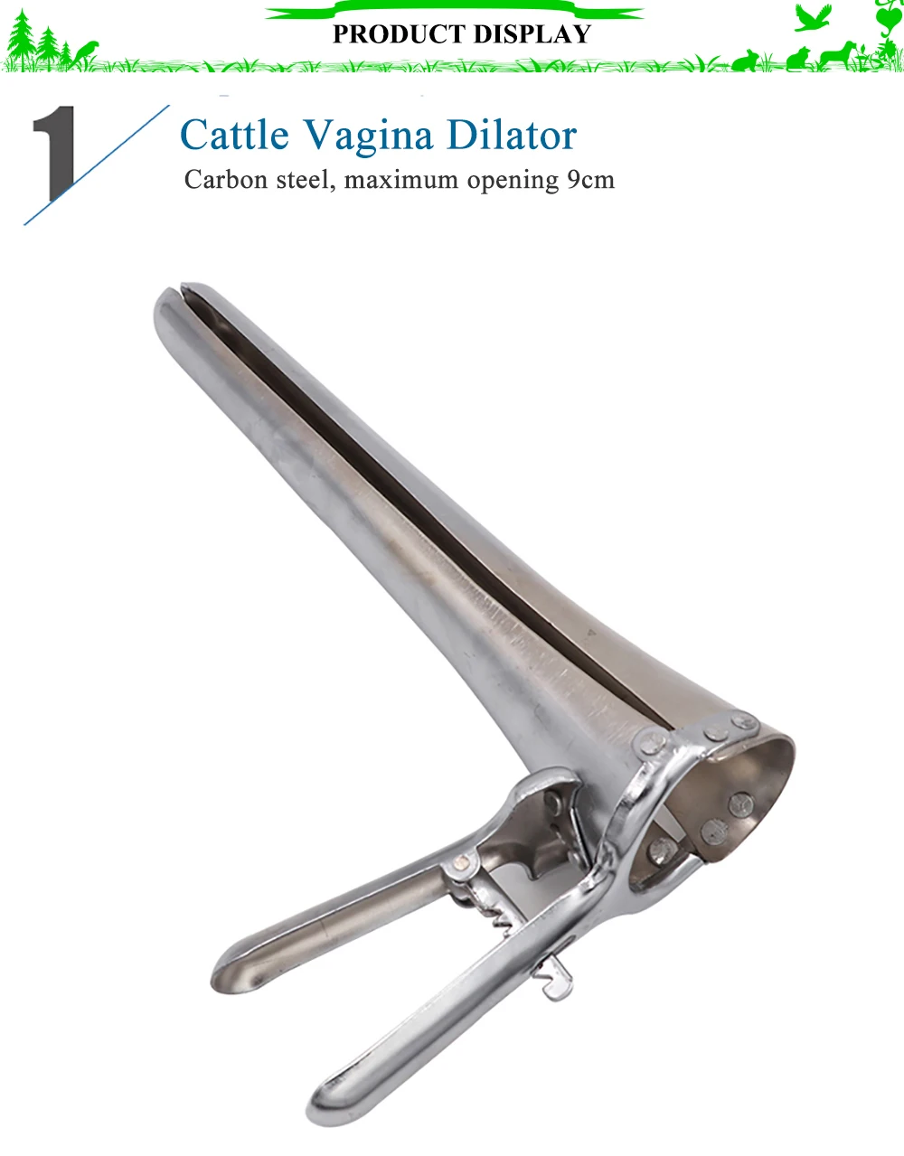 Vaginal speculum cattle sheep cow goat dilator artificial
