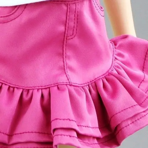 121# Pink Skirt//suit 1//3 SD DZ DOD BJD Dollfie PF