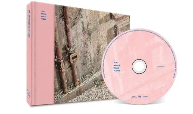 Bangtan Boys с автографом, альбом с крыльями, вы никогда не ходите в одиночке, CD+ фотокнига, Корейская версия 02 - Цвет: Pink version