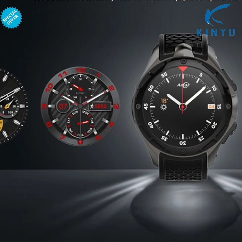 

3G WCDMA Android 7.0 Quad Core Smart Watch 1.39'' HD Screen 2G 16G Memory GPS Wifi Heart Rate Bluetooth 4.0 Watches W2 Gifts