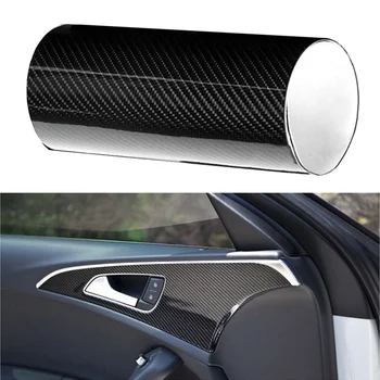 

High Glossy 6D Carbon Fiber Wrapping Vinyl Film Motorcycle Tablet Stickers and Decals Auto Accessories Car Styling Car Stickers