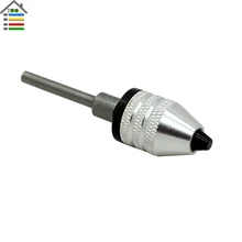 Electric Drill Keyless Chuck Adapter Converter Fit 0.3-3.5mm Drill With Connecting Rod Shaft Diameter 3mm For Dremel Grinder