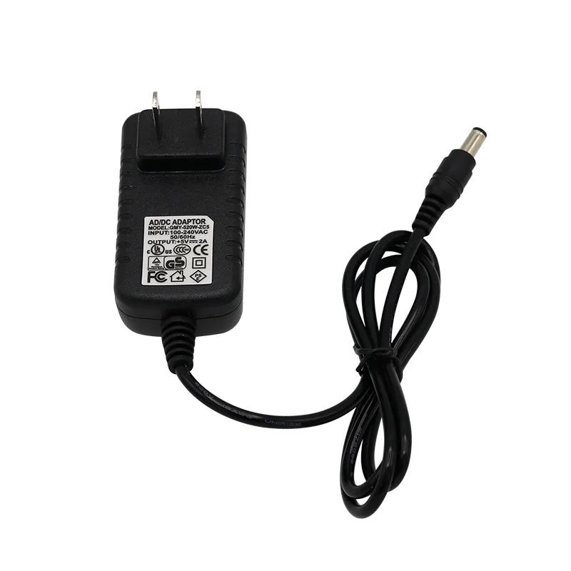 

DuoWeiSi 3D Printer Parts 5V 2A US standard Power Adapter single line LED equipment switching power adapter 2000MA DC power