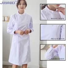 Летом медсестра носить с короткими рукавами Скраб Набор доктор медсестра с круглым вырезом одежда для медперсонала, для больницы лаборатории Красота салон работа единый набор