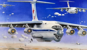 

Assembling Model Aircraft Russian Air Force Il-76 Transport Aircraft 03901 Model Kit