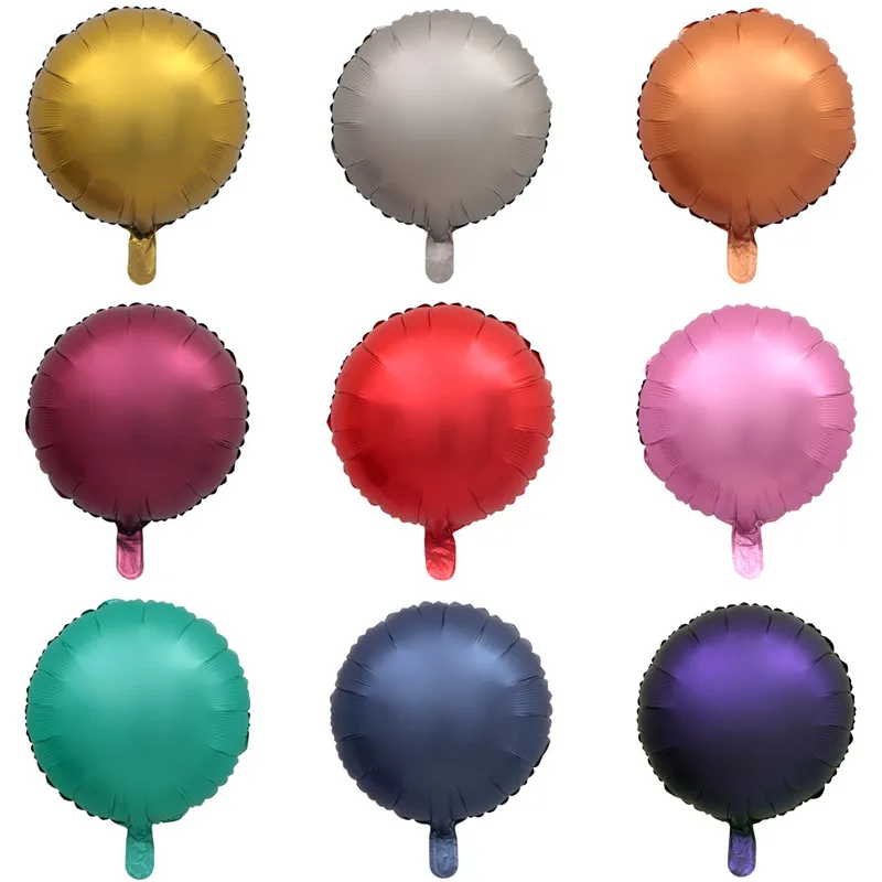 10 шт., 18 дюймов, розовые, белые, Звездные гелиевые фольгированные шары, для дня рождения, для девочек, с днем рождения, для вечеринок, 1-е, вечерние, украшение, воздушный шар - Цвет: round mix