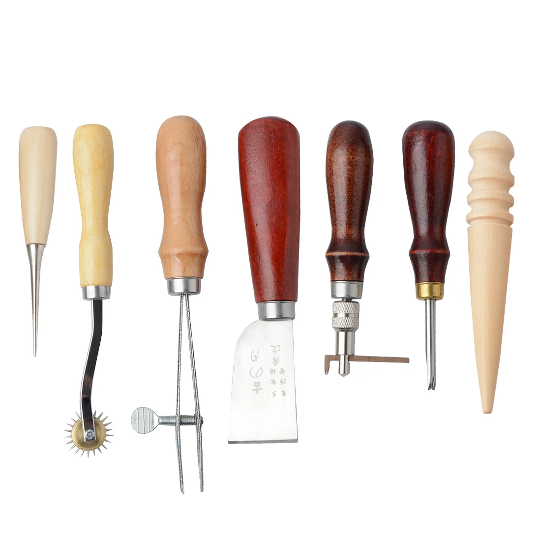 7Pcs Awl Cutter Edge Leather Crafts Tools Supplies Leathercraft Tool