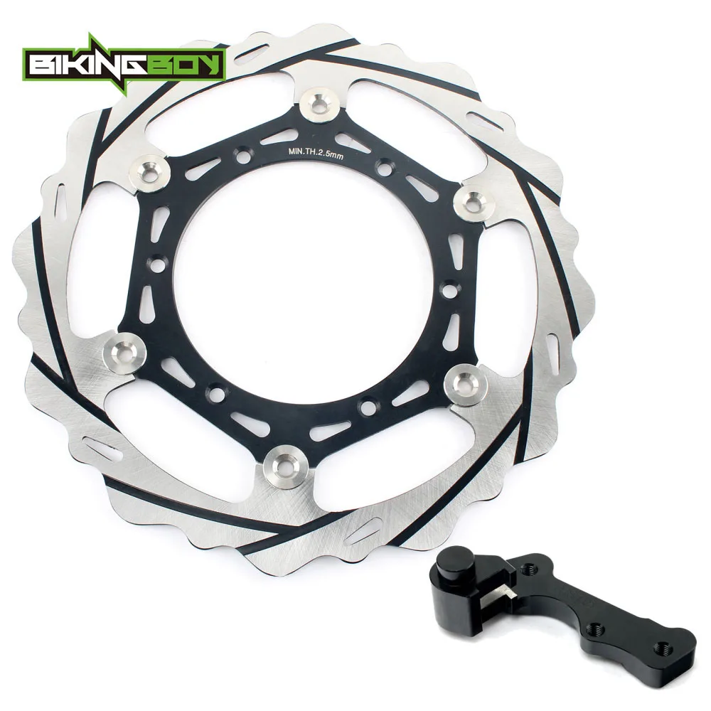 BIKINGBOY для YAMAHA YZ 125 250 08-16 YZ250F 07-17 YZ450F 2008-2017 YZF YZ-F Oversize 270 мм спереди тормозного диска