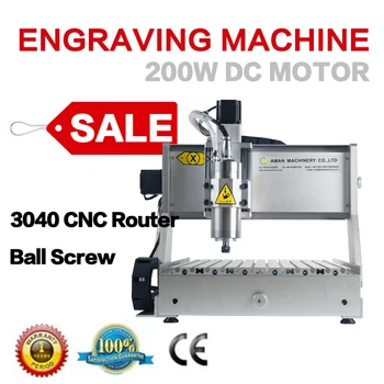 

factory directly supply AMAN 3040 800W woodworking mini cnc router