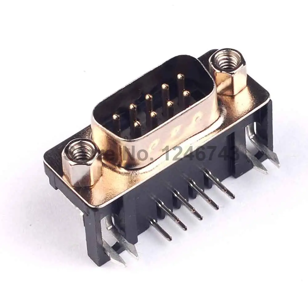 

20PCS DB-9 DB9 Male PCB Mount D-Sub 9Pin PCB Connector RS232 Connector