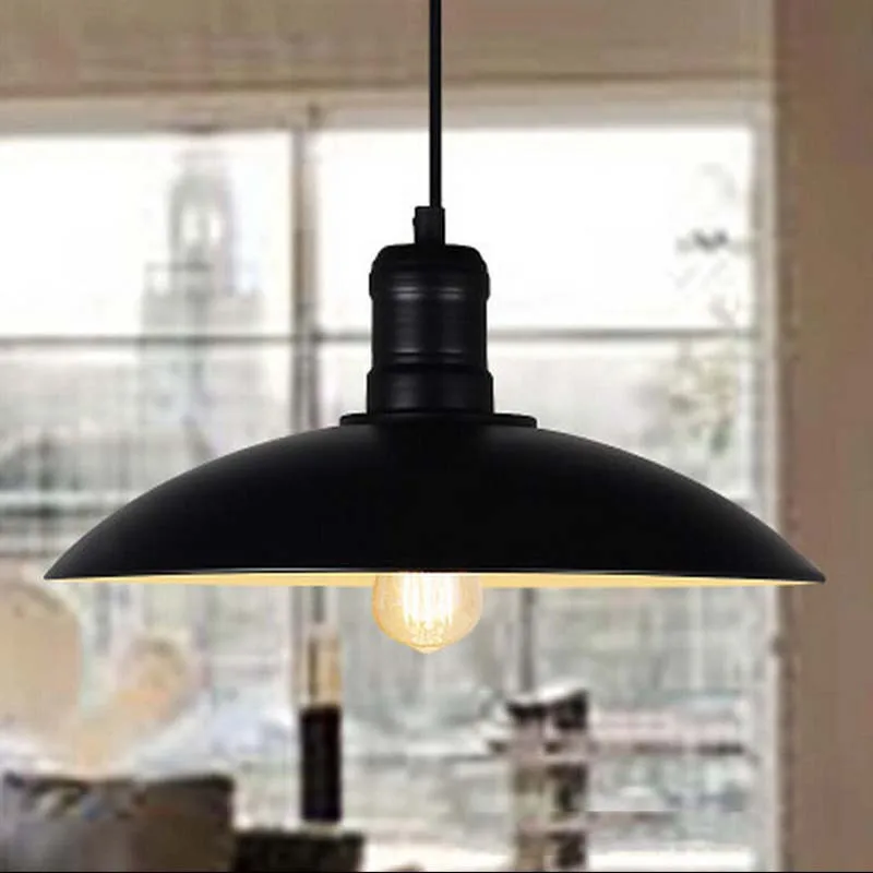 Подвесной светильник, минималистичный скандинавский светодиодный светильник, креативный светильник для столовой, бар, Американская страна, белый металл, винтажный подвесной светильник