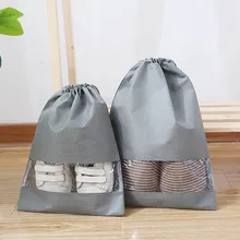 Утолщенная обувь сумка для хранения путешествия отделочная сумка складная сумка шнурок Чехол для органайзера нетканый Прачечная пылезащитный чехол 2 размера