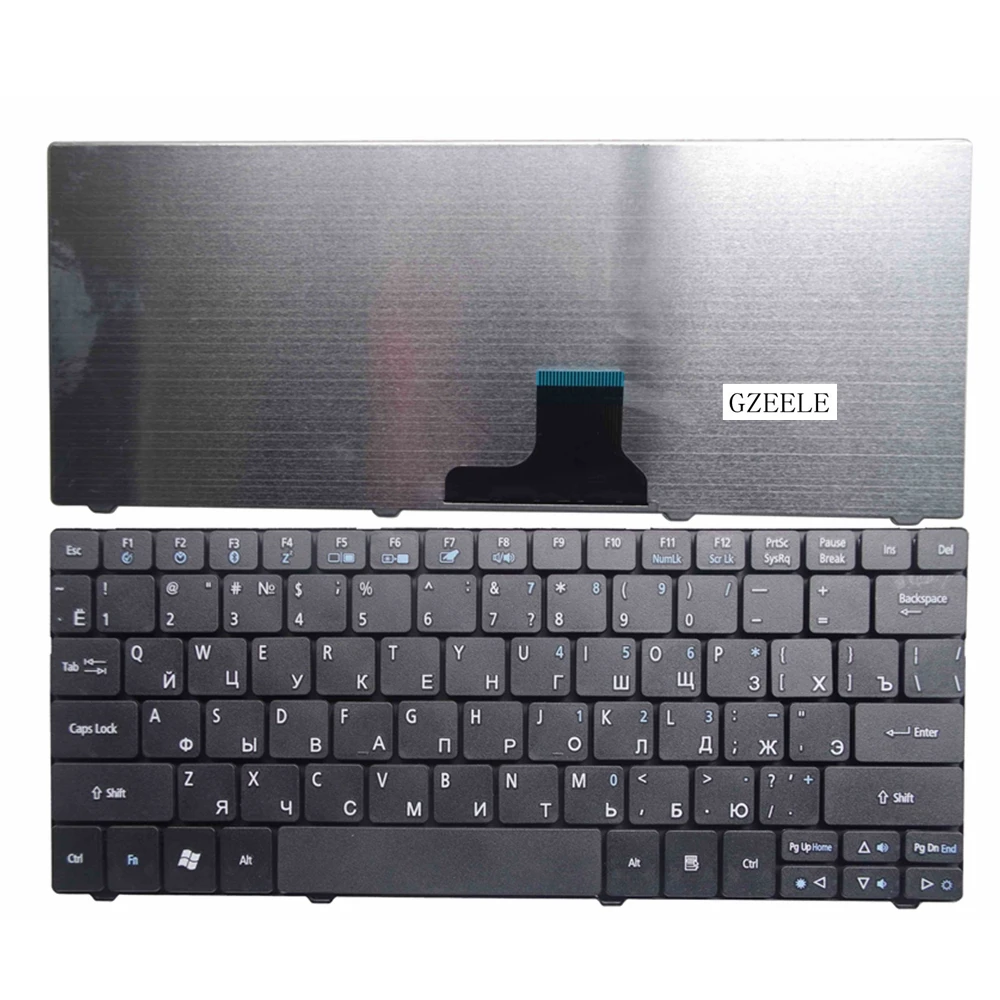 

GZEELE New laptop keyboard for ACER Aspire One MP-09B93U4-6982 9Z.N3C82.R1D NSK-AQR1D 9ZN3C8201D RU Version notebook keyboard