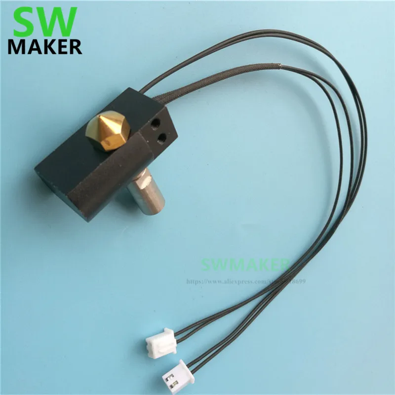 SWMAKER Wanhao Дубликатор 6 3D принтер Запасные части D6 MK11 hotend комплект+ нагреватель картридж+ PT100 термопары комплект