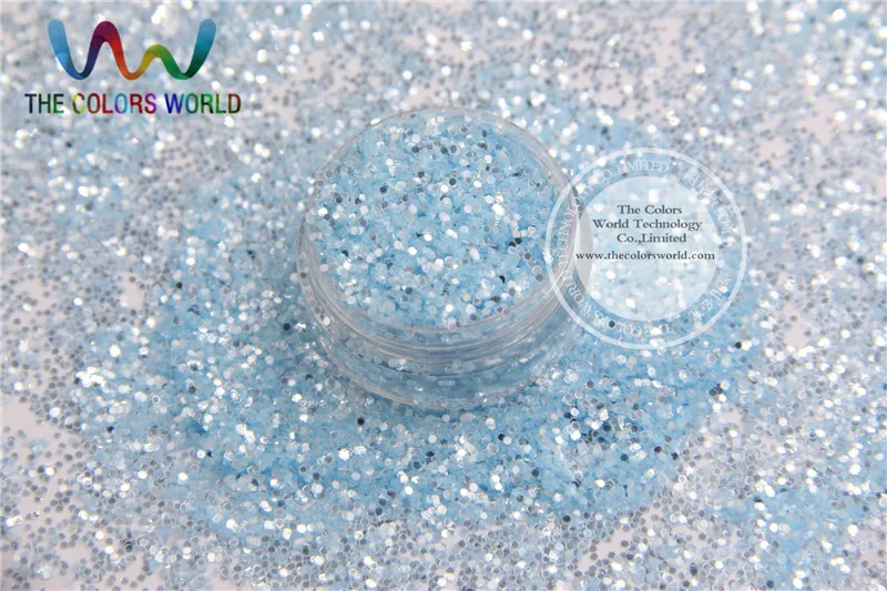 

TCY007 Shinning silver light blue colors glitter dust for nail Art or other DIY decoration