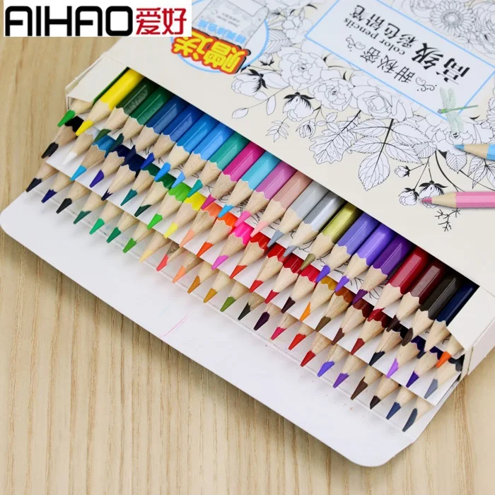 Aihao 48/72 цветов карандаши студенческие канцелярские принадлежности|Цветные