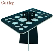 New Makeup Brushes Holders Acrylic Dry Brushes Rack Convenient And Practical Hanging Brushes Drying Artifact 20x13x15cm Sep8