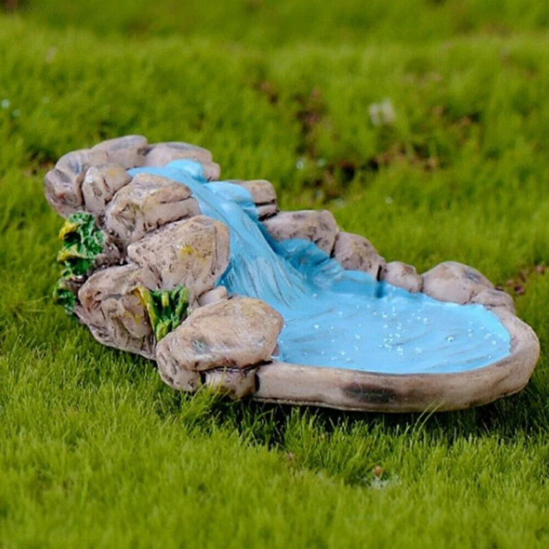 1pc DIY Fairy Micro Landscape For Garden Lawn Mountain Stream Ornament Home Garden Furniture Minature Craft Accessory 1pc DIY Fairy Micro Landscape For Garden Lawn Mountain Stream Ornament Home Garden Furniture Minature Craft Accessory