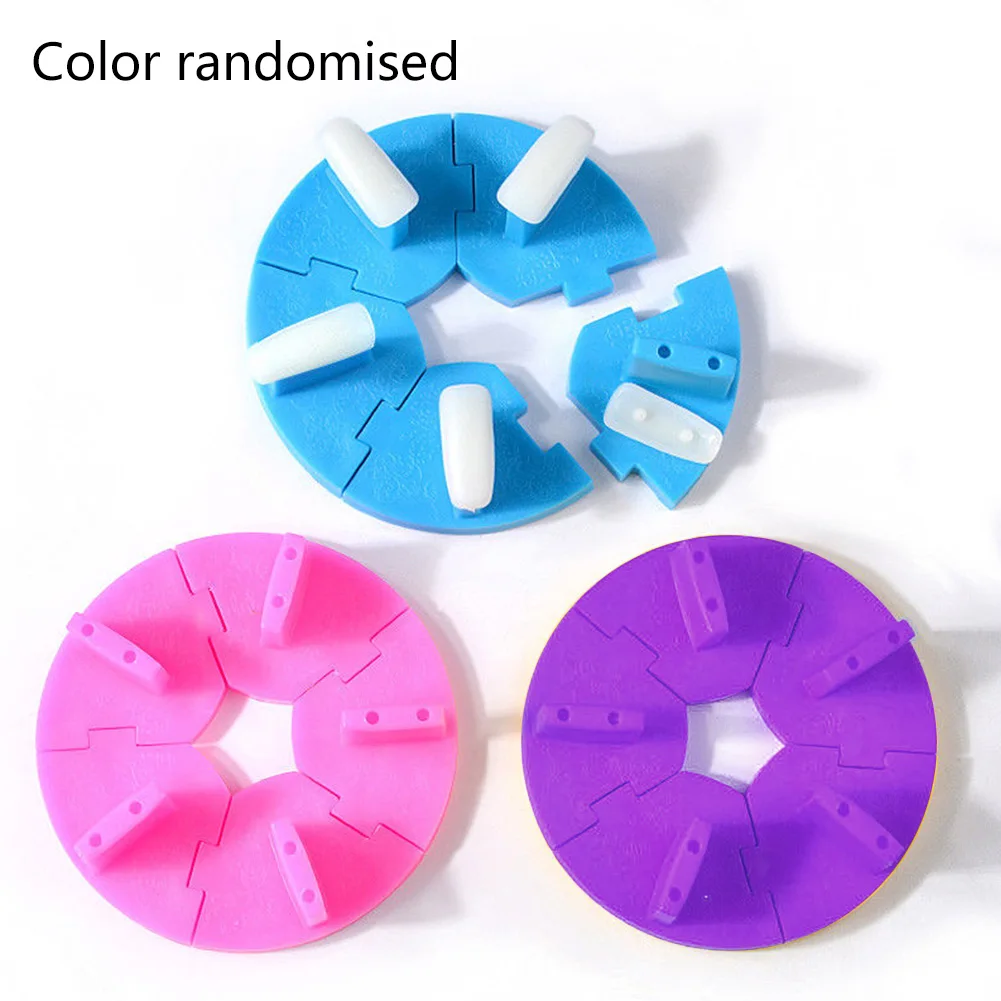 

Detachable DIY Training Seat Professional Art Fixing Nail Tip Frame Tool Reusable Support Salon Display Practice Holder Hard