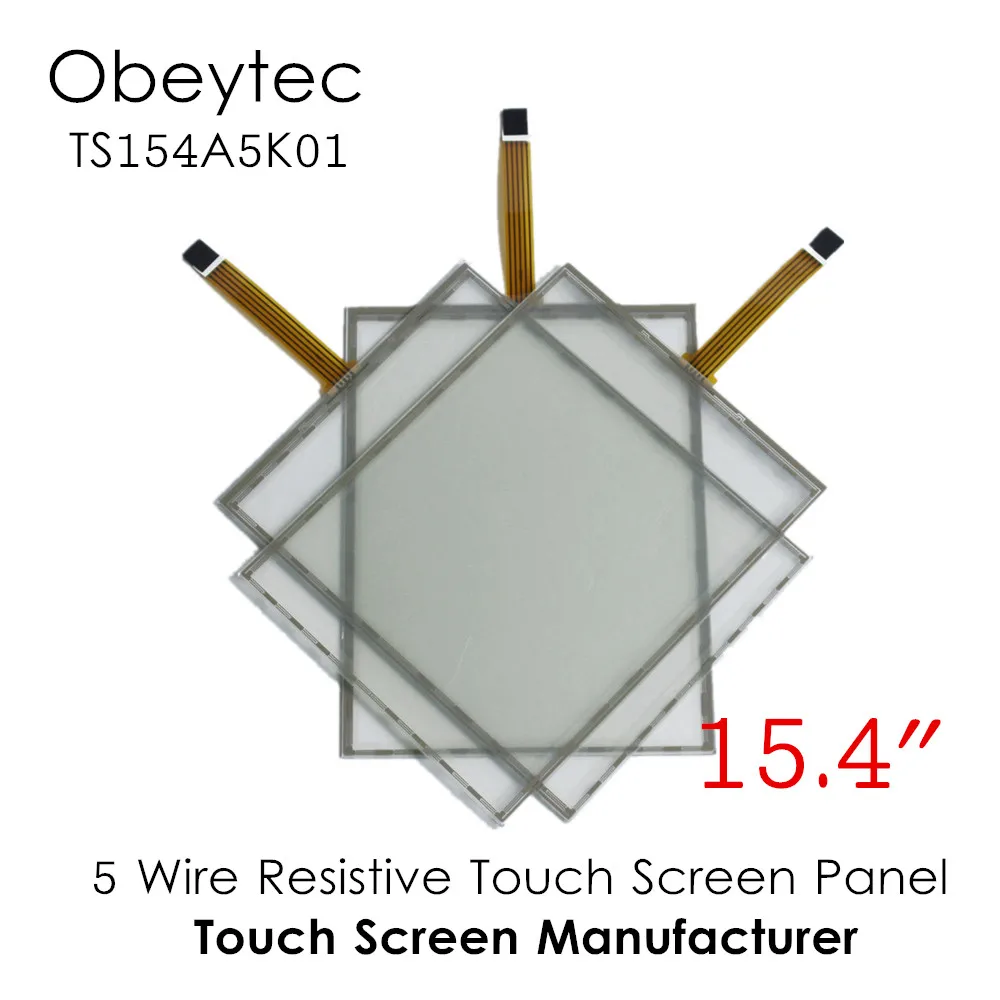 Obeytec 15," 5 провода сопротивления сенсорный экран, с контроллером, стекловатом сенсорном экраном технологии, 16:10, AA 332*207,7, TS154A5K01