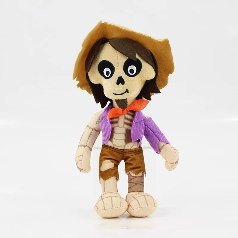 Movie COCO Plush Toys Movie Cartoon Pixar Miguel Hector Dante Dog Death Pepita Stuffed Dolls Children Kids Gift 17-23cm 4pcslot (17)