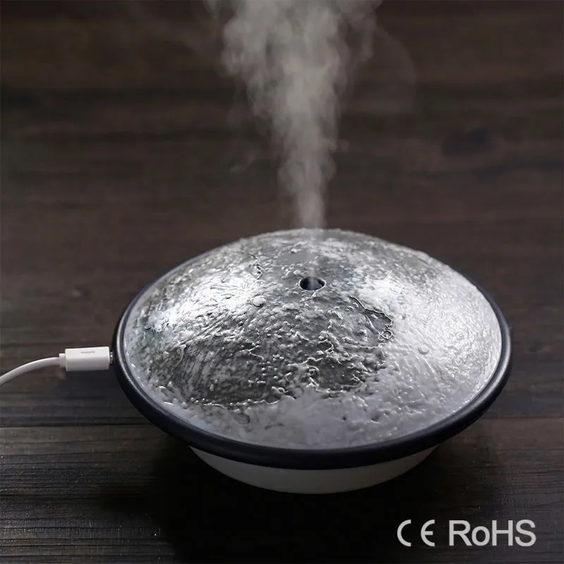 Мини USB портативный ультразвуковой увлажнитель воздуха с Луной эфирное масло