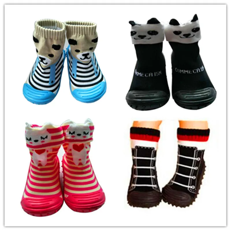 10 пар/лот, kidadndy, нескользящие носки для новорожденных, носки для малышей, носки с милыми животными, носки-тапочки с резиновой подошвой, LMY068LLR