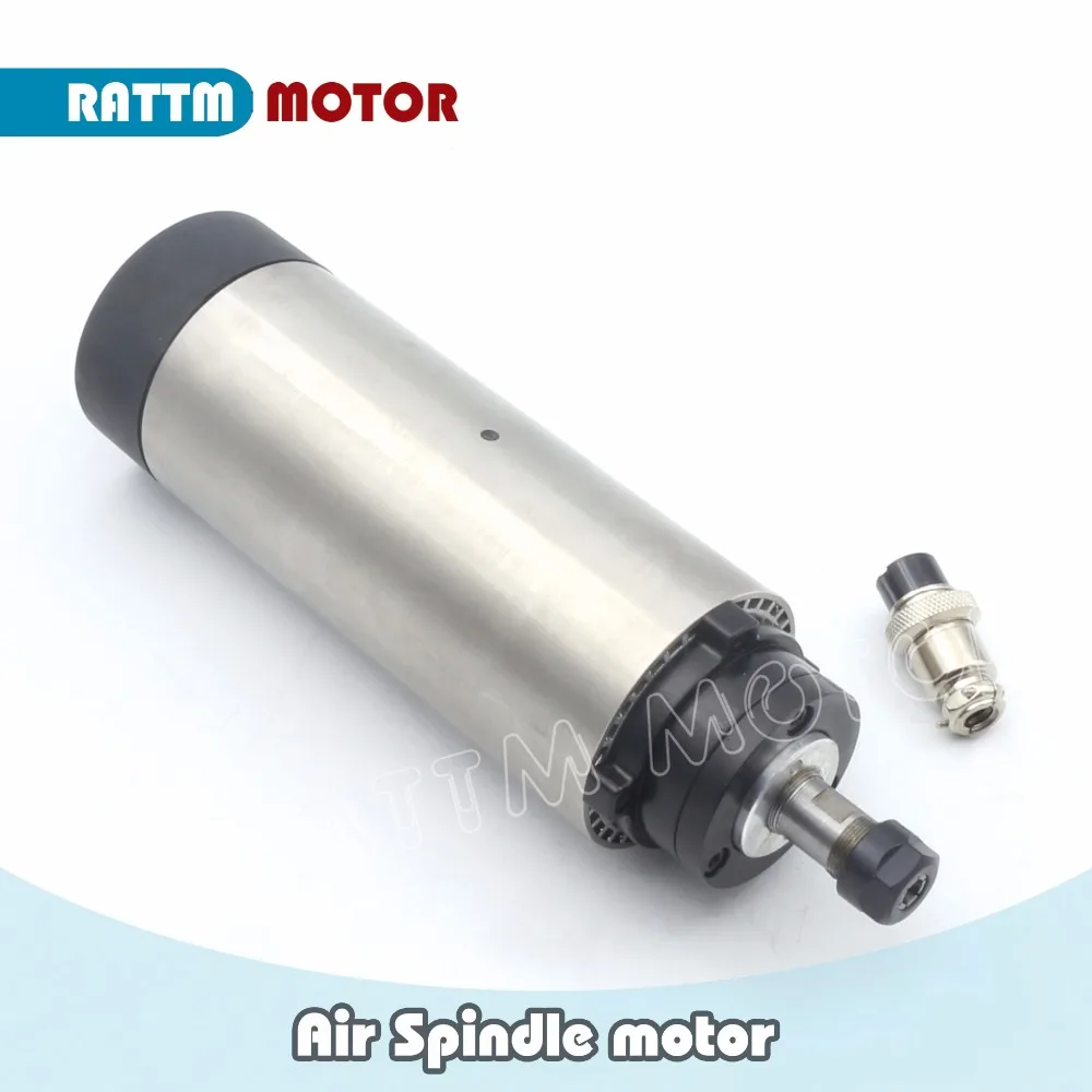 1.5KW Air Cooled Spindle Motor ER11 65x205mm 220V 24000RPM For CNC Router Mill