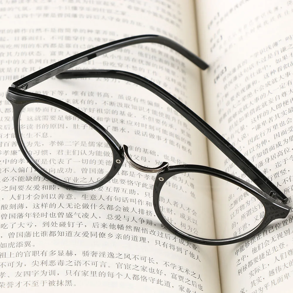 Классические мужские и женские очки для чтения, прозрачные круглые линзы, очки для дальнозоркости, очки против усталости, оправа, очки