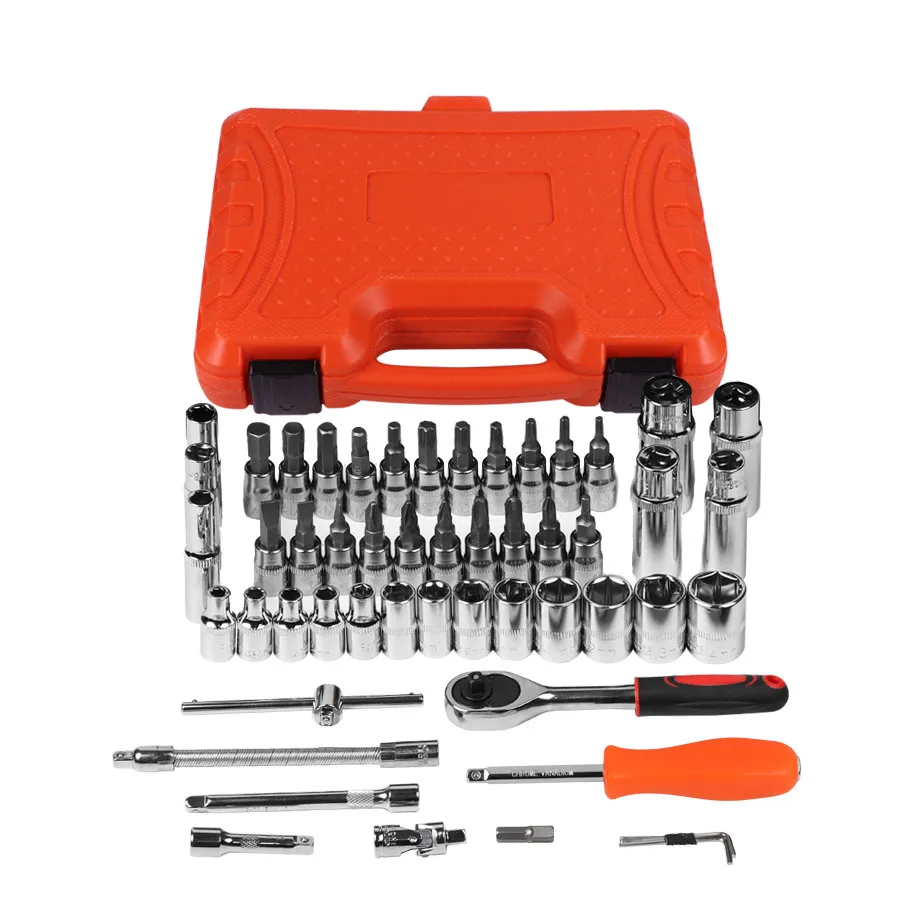 MX-DEMEL 53pcs Combination Tool Wrench Set Car Repair Tool Sets Batch Head Ratchet Pawl Socket Spanner Screwdriver Socket Set MX-DEMEL 53pcs Combination Tool Wrench Set Car Repair Tool Sets Batch Head Ratchet Pawl Socket Spanner Screwdriver Socket Set