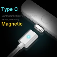 Магнитный зарядный кабель type-C для samsung S8 Plus, микро USB зарядное устройство, Магнитный адаптер usb type-C для huawei P10 P9 Lite Honor 9 8