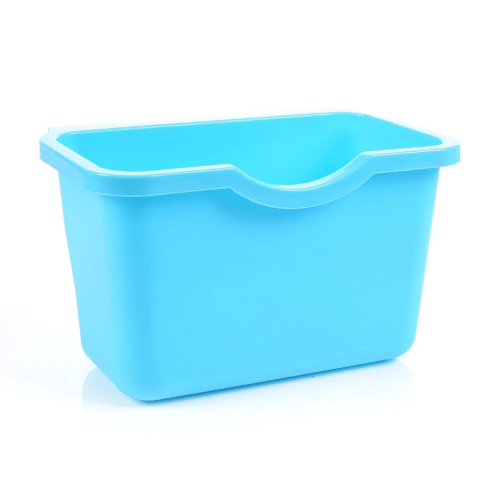 HOT1Pc дверь кухонного шкафа пластиковая корзина подвесная корзина для мусора мусорное ведро ящик для мусора Настольный контейнер для хранения мусора держатель для хранения - Цвет: Синий