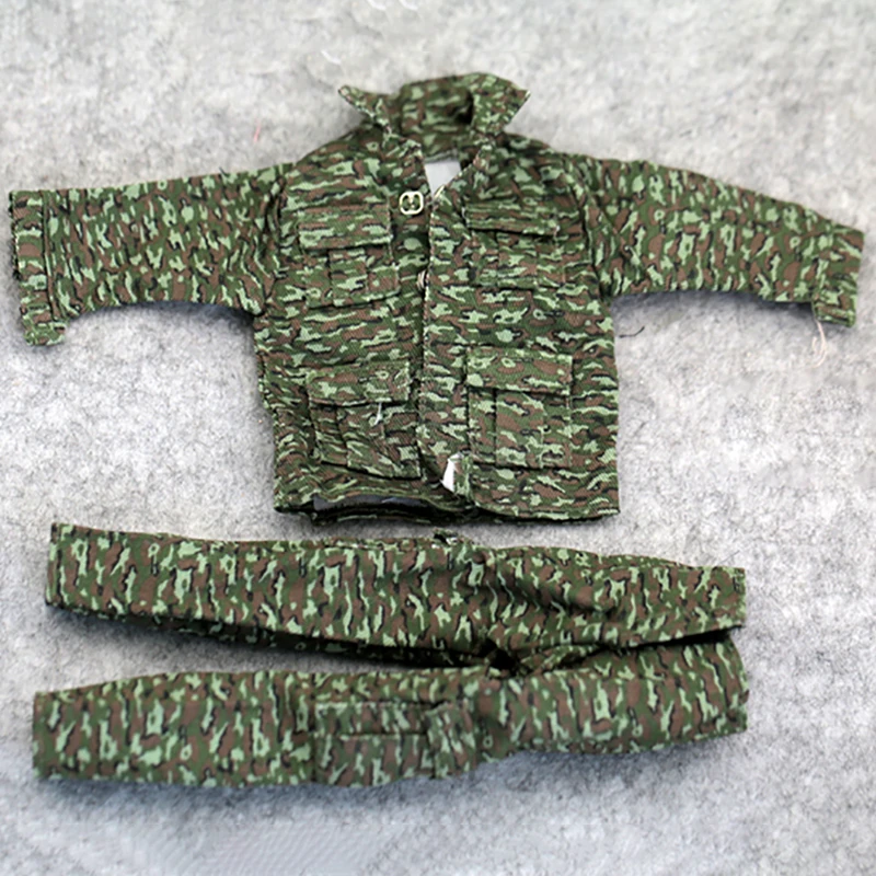 

1/6 Scale Clothing Accessories Russian Floral Camouflage Jungle Suit(Jacket+pants) Fit 12 Inch Soldier Action Figure Toys Doll
