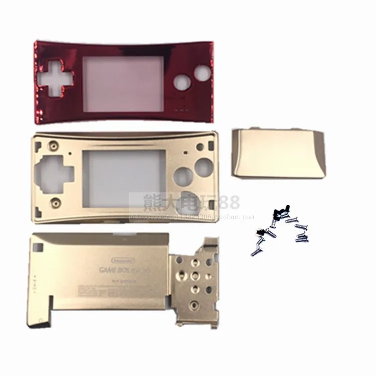 Metal de Alta Escudo para Gameboy Capa para Gb-m Qualidade Habitação Case Micro Console Substituição Oem - Image 3