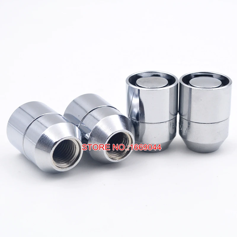 4 шт. M12 X 1 5/M12X1.25 хромированные стопорные гайки для автомобильных колес с