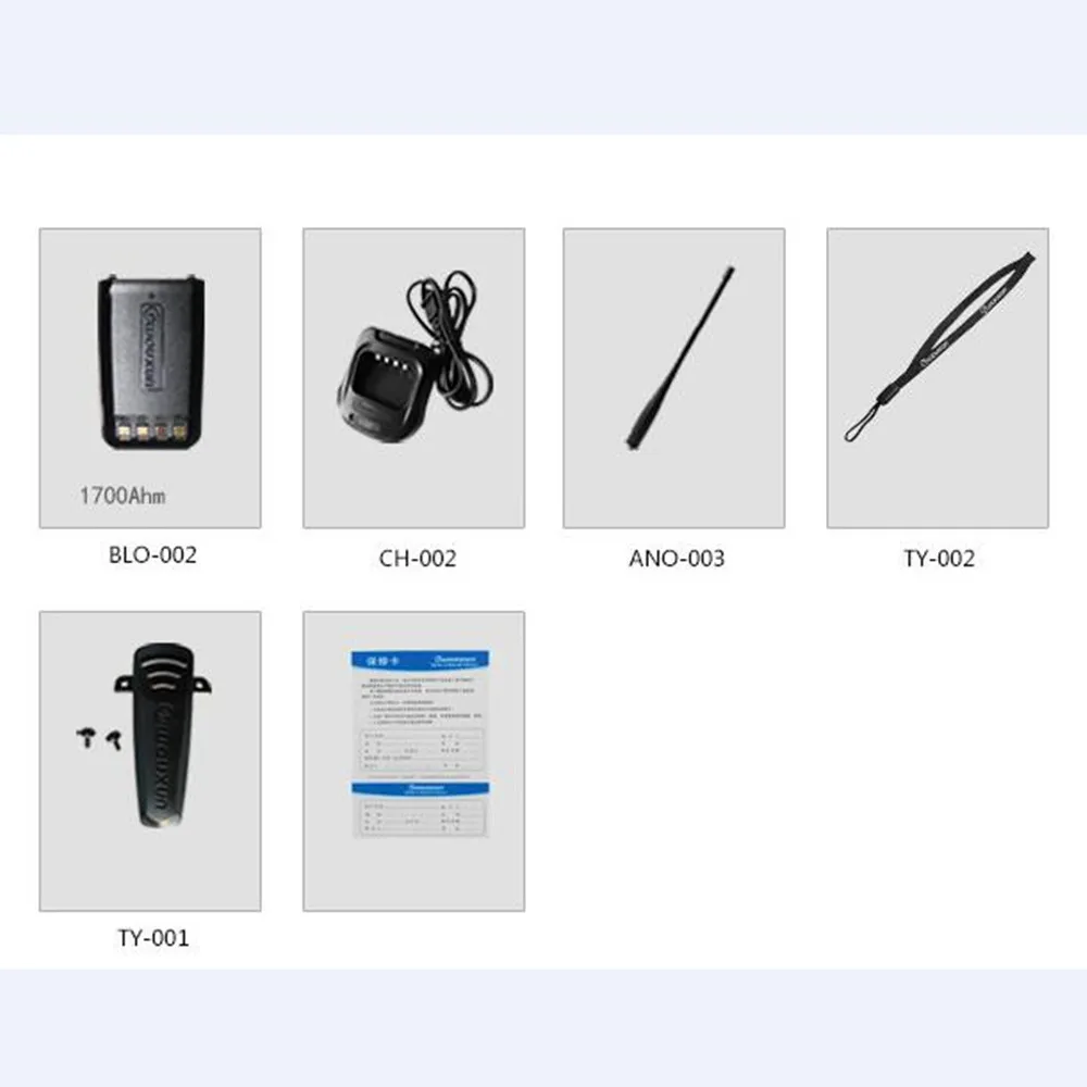 2PCS ew Upgrade Wouxun KG-UV8D Plus Walkie Talkie Dual Band 136-174& 400-480MHz 5W Power 1700mAh Battery Portable Two Way Radio