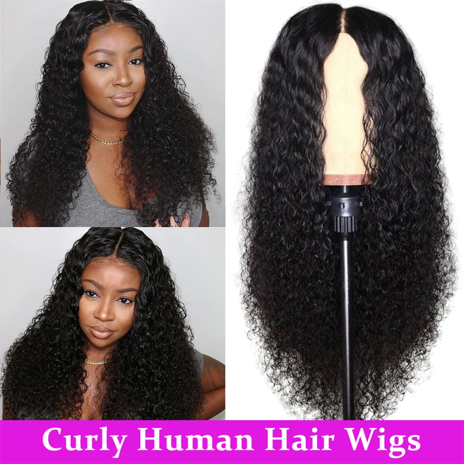 

Deep Curly Lace Front Human Hair Wigs Brazilian Hair Bob Lace Wigs For Black Women Pre Plucked with Baby Hair Remy Curly Wig
