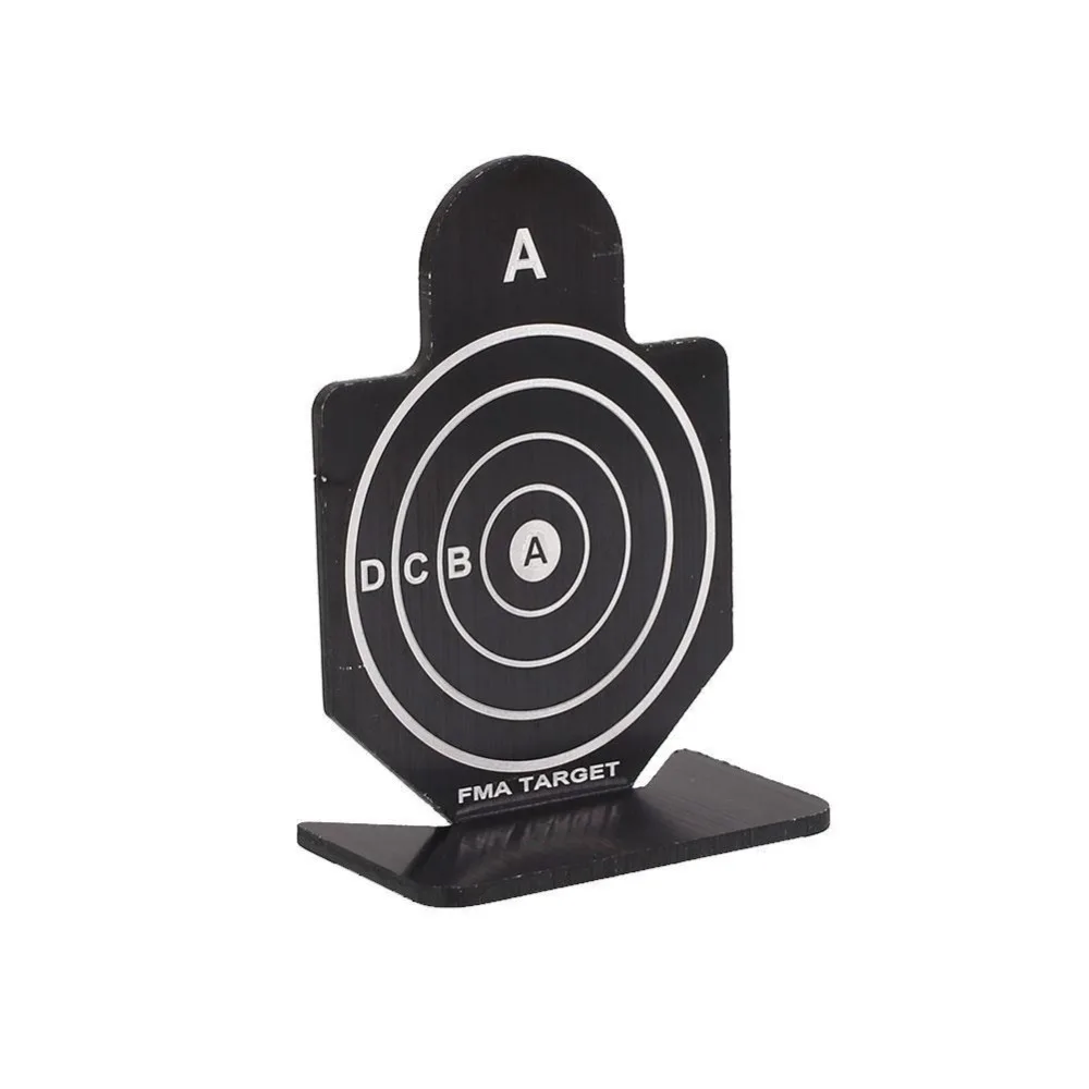 Тактическая черная мишень для стрельбы (5 шт.) 64x44x20 мм для охоты