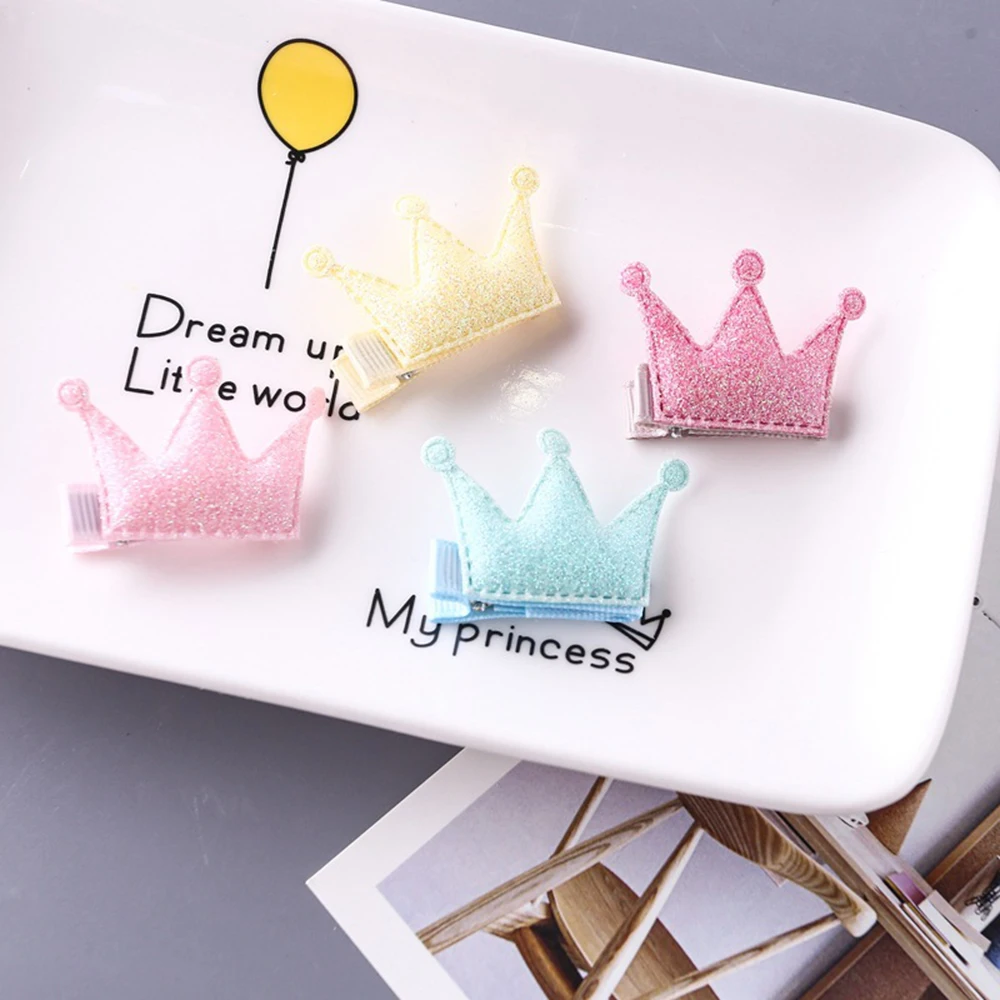 Dog Cat Crown Hair Clips Hairpin Glittering Hairgrips Pet Dog Lovely Hair Accessories Baby Christmas