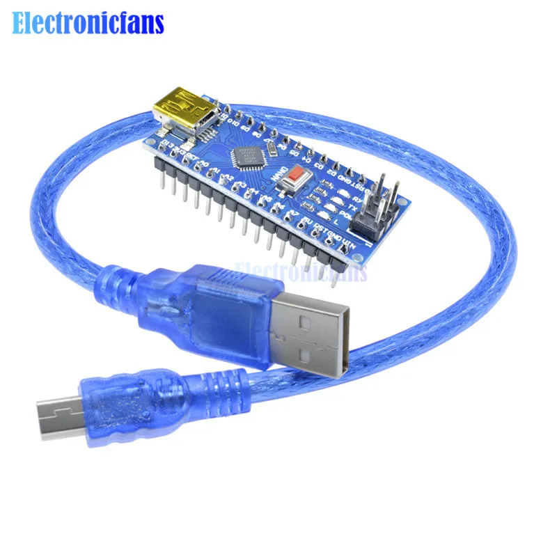 

Nano V3.0 3.0 Mini USB Driver ATmega328 ATmega328P 5V 16M Micro Controller Board CH340 For Arduino Usb Cable Replace FT232RL ISP