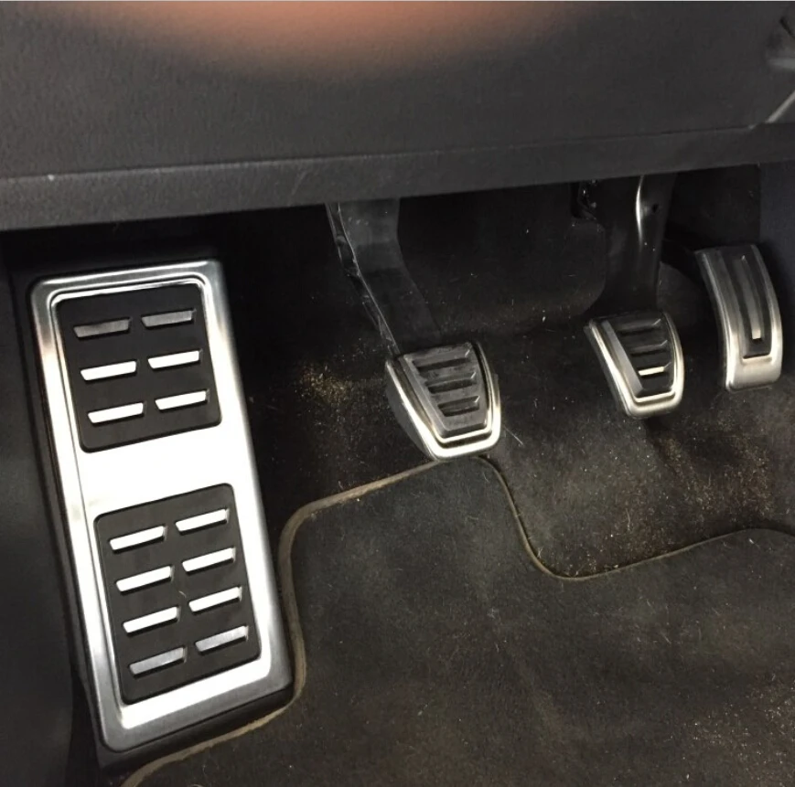 

Car Pedals Cap Foot Rest Cover Accelerator Brake Clutch For VW Golf 7 GTi MK7 Passat VIII Seat Leon Octavia A7 Rapid Audi A3 8V